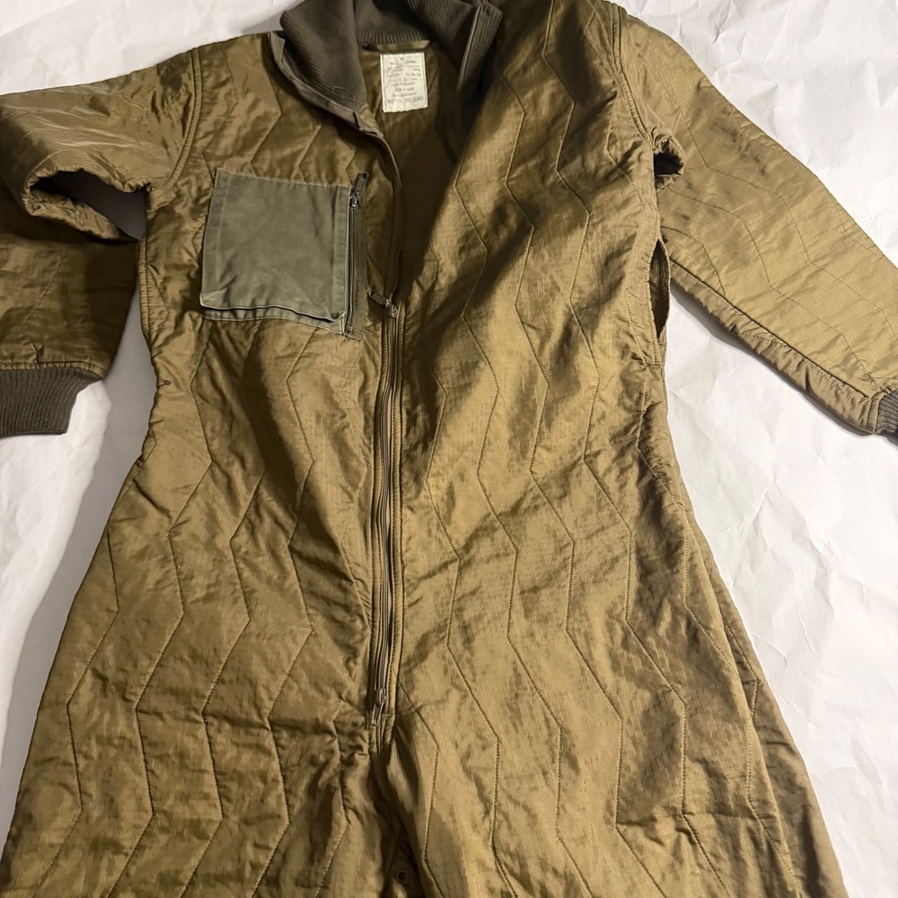 Bundeswehr VTG Quilted Insulated Flight‎ Suit Tank Coveralls Mens German Army Xl